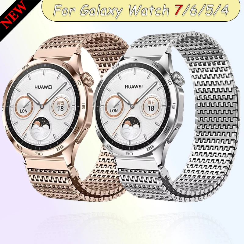 Magnetic Metal Strap for Huawei Watch GT4/5/GT5 4 3 Pro 46mm Wristband for Samsung Galaxy Watch 7 6 5 4 5 Pro 45mm 44/40mm Band
Magnetic Metal Strap for Huawei Watch GT4/5/GT5 4 3 Pro 46mm Wristband for Samsung Galaxy Watch 7 6 5 4 5 Pro 45mm 44/40mm Band