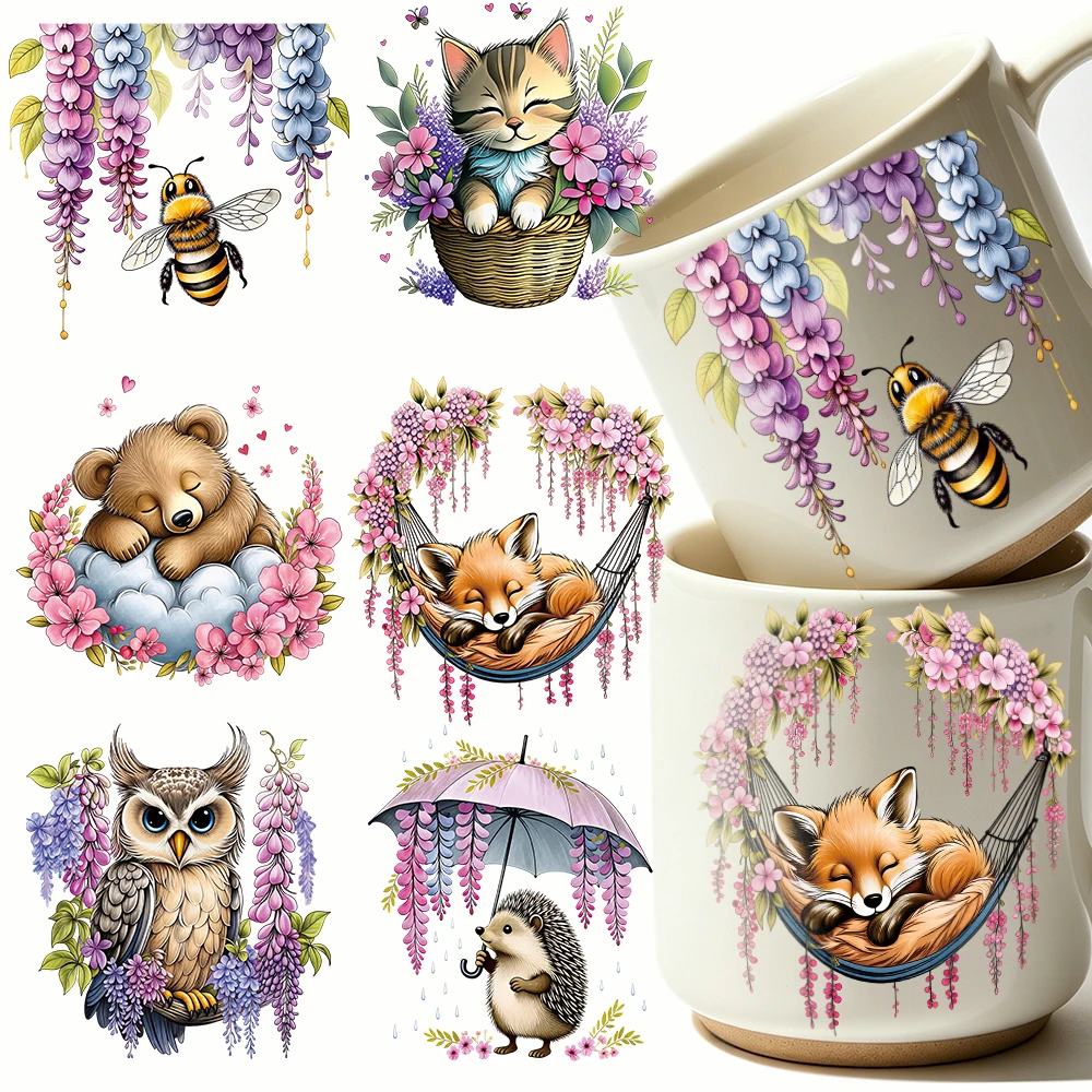 8pcs Purple Wisteria Cat 3D Sticker UV DTF Transfer Stickers Cartoon Hedgehog Owl Bee Transfer Cup Wrap For Tumbler Glass
8pcs Purple Wisteria Cat 3D Sticker UV DTF Transfer Stickers Cartoon Hedgehog Owl Bee Transfer Cup Wrap For Tumbler Glass