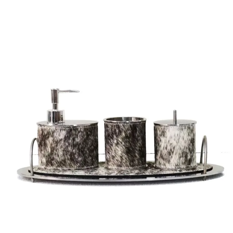 Stainless steel natural horsehair bathroom combination, decorative ornament
Stainless steel natural horsehair bathroom combination, decorative ornament