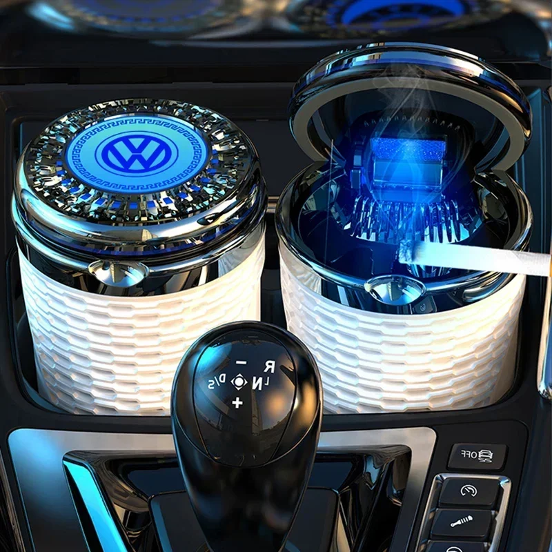 Portable Car Ashtray With LED Light Cigarette Ash Holders Cup For VW GTI Polo Golf Passat Tiguan Arteon Touareg Taigo Jetta CC
Portable Car Ashtray With LED Light Cigarette Ash Holders Cup For VW GTI Polo Golf Passat Tiguan Arteon Touareg Taigo Jetta CC
