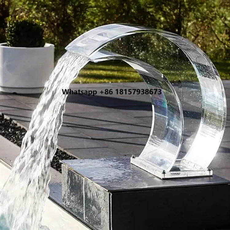 Custom Waterfall Fountain Indoor Outdoor 15w Acrylic Waterproof Ip65 Waterfall Fountain With Led Lights
Custom Waterfall Fountain Indoor Outdoor 15w Acrylic Waterproof Ip65 Waterfall Fountain With Led Lights
