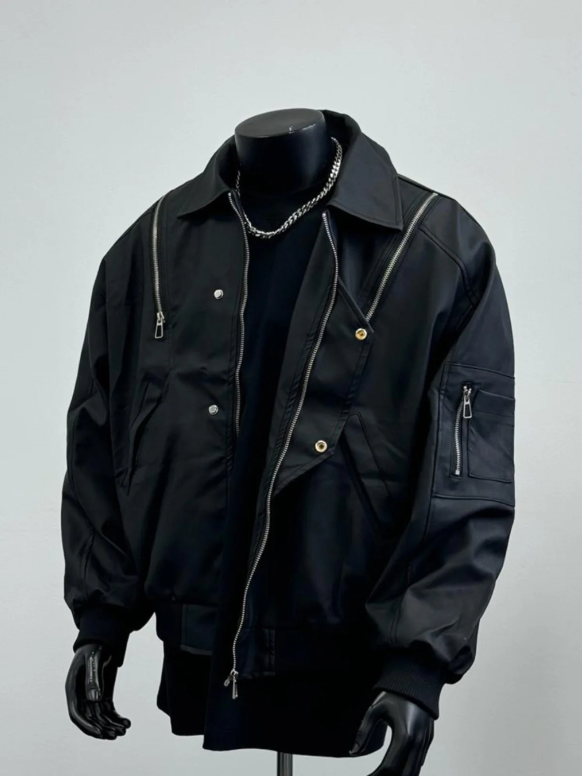 Мужская кожаная куртка Bla Biker Sle для осени и зимы, водонепроницаемая, ветрозащитная, для езды, с множеством молний, отложным воротником
Мужская кожаная куртка Bla Biker Sle для осени и зимы, водонепроницаемая, ветрозащитная, для езды, с множеством молний, отложным воротником