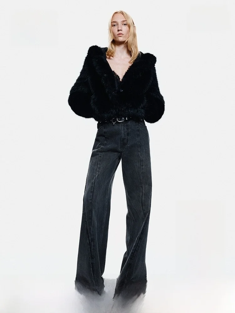 H & M женские прямые джинсы в стиле ретро, S-дизайн, модные длинные брюки с высокой талией, хлопковые молодежные женские модные джинсы, осень 2025 г.
H & M женские прямые джинсы в стиле ретро, S-дизайн, модные длинные брюки с высокой талией, хлопковые молодежные женские модные джинсы, осень 2025 г.