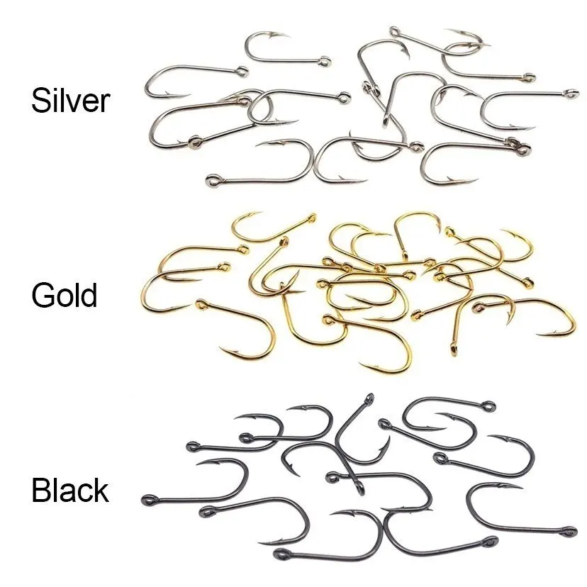 100pcs Mixed Fishing Hook Set Hard High Carbon Steel Barbed Fishing Hook For Carp Crucian Bighead Tilapia Sea Bass Breams
100pcs Mixed Fishing Hook Set Hard High Carbon Steel Barbed Fishing Hook For Carp Crucian Bighead Tilapia Sea Bass Breams