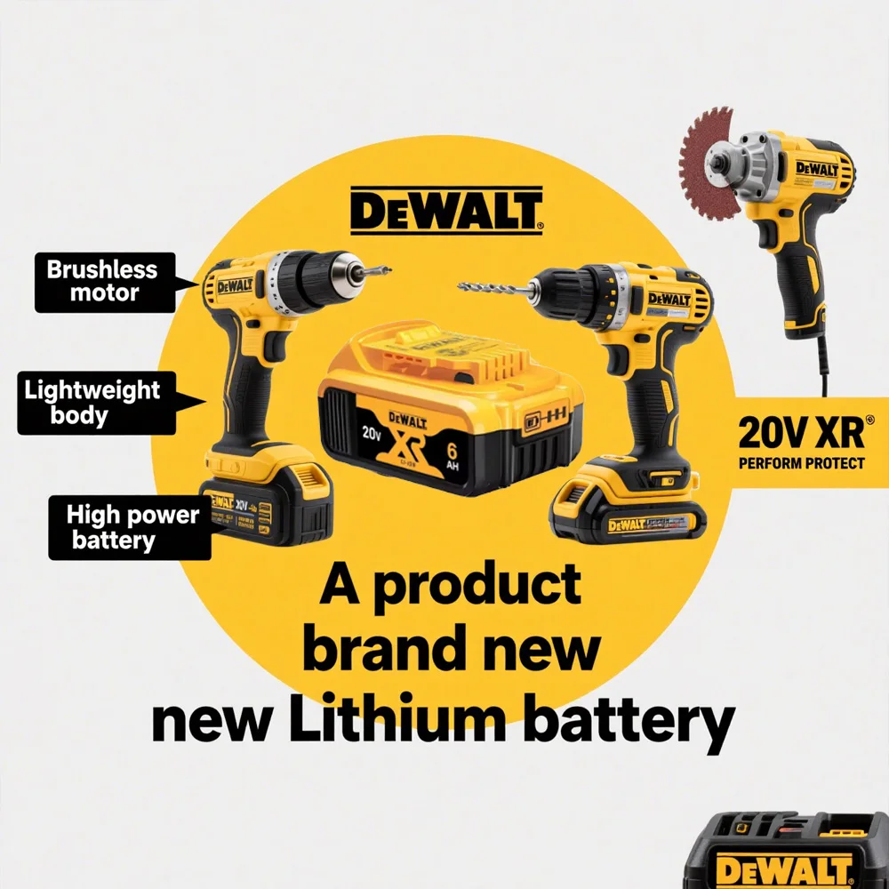 Authentic DeWalt 20V 6.0Ah Li-Ion Battery - Dependable Energy Source for DeWalt 20V Tools
Authentic DeWalt 20V 6.0Ah Li-Ion Battery - Dependable Energy Source for DeWalt 20V Tools