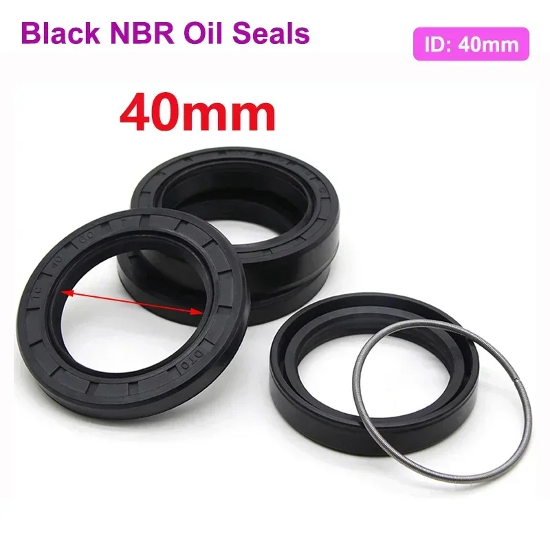 NBR Oil Seal ID 40mm TC-40*50/52/55/58/60/62/64/68/70/75/80/85/90*5/7/8/10/12mm Nitrile Rubber Shaft Double Lip Gaskets
NBR Oil Seal ID 40mm TC-40*50/52/55/58/60/62/64/68/70/75/80/85/90*5/7/8/10/12mm Nitrile Rubber Shaft Double Lip Gaskets