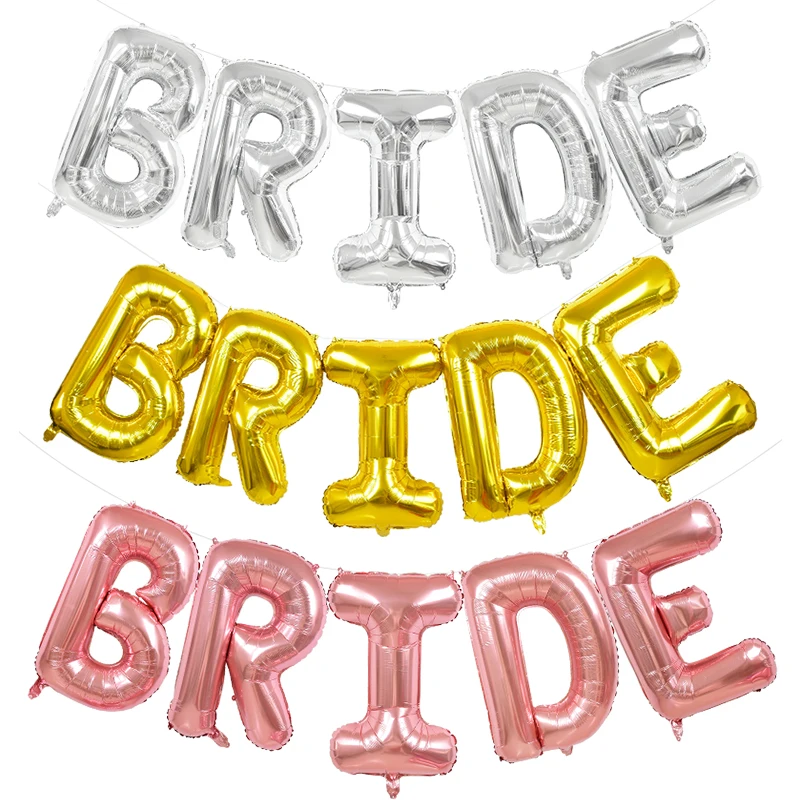 Rose Gold Silver Bride To Be Balloon Wedding Decoration Love Bride Letters Foil Ballon Bridal Shower Bachelorette Party Supplies
Rose Gold Silver Bride To Be Balloon Wedding Decoration Love Bride Letters Foil Ballon Bridal Shower Bachelorette Party Supplies