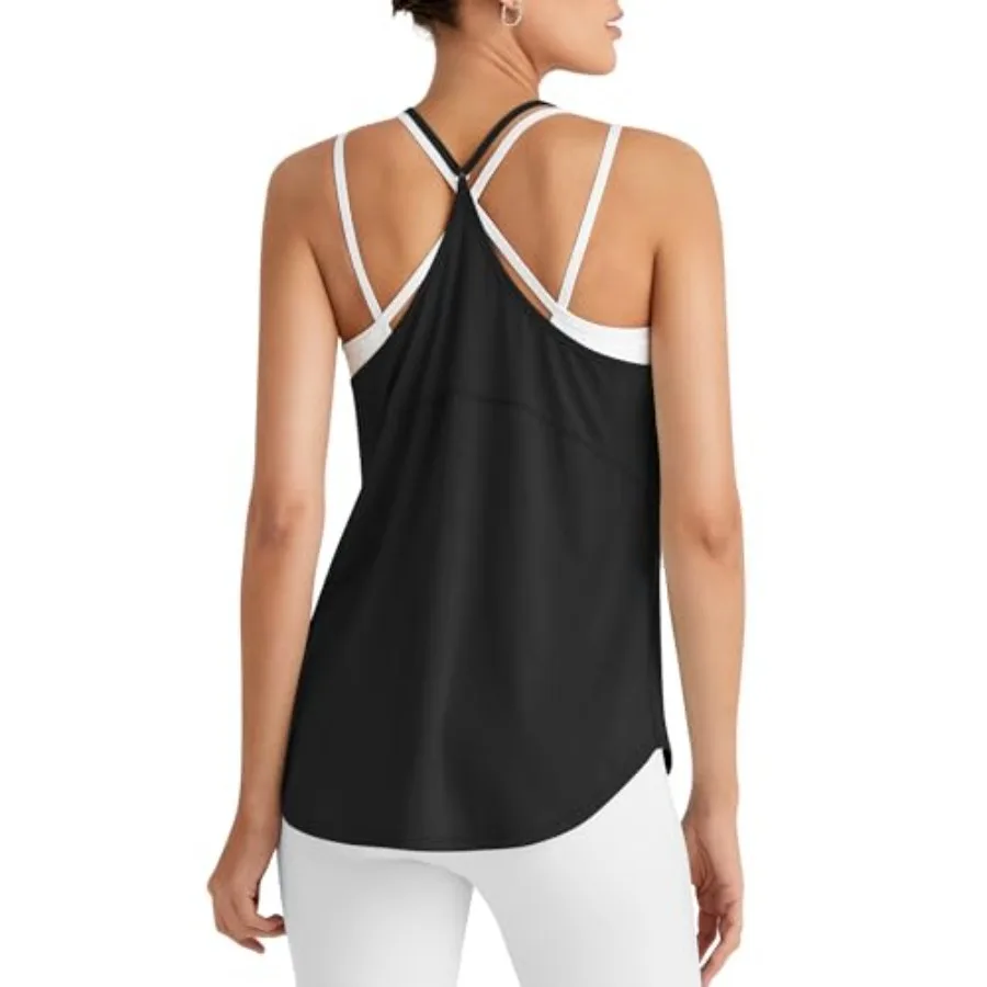 G4Free Workout Athletic Tank Tops for Women Racerback Lightweight Gym Pilates Y-Back Loose Fit Running Tanks Top
G4Free Workout Athletic Tank Tops for Women Racerback Lightweight Gym Pilates Y-Back Loose Fit Running Tanks Top