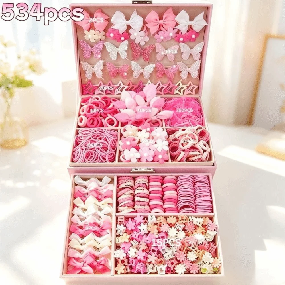 New Elastic Girls Hair Accessories Set Lightweight Headbands Hair Clips Set Hair Ties Set Party Dress Up
New Elastic Girls Hair Accessories Set Lightweight Headbands Hair Clips Set Hair Ties Set Party Dress Up