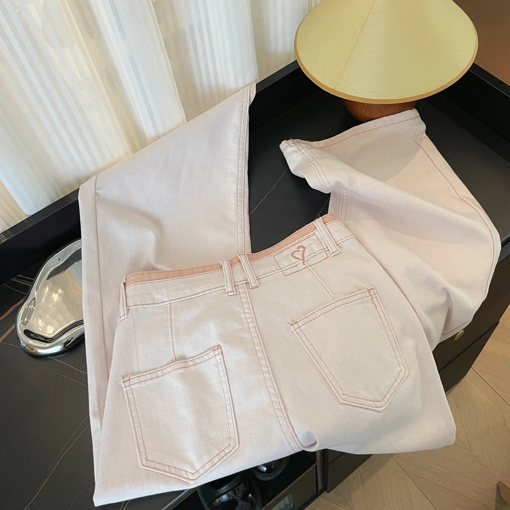 Casual Spring Autumn All Match Women's Jeans Simple High Quality High Waist Wideleg Pants Daily Commuting Straight Leg Pant
Casual Spring Autumn All Match Women's Jeans Simple High Quality High Waist Wideleg Pants Daily Commuting Straight Leg Pant