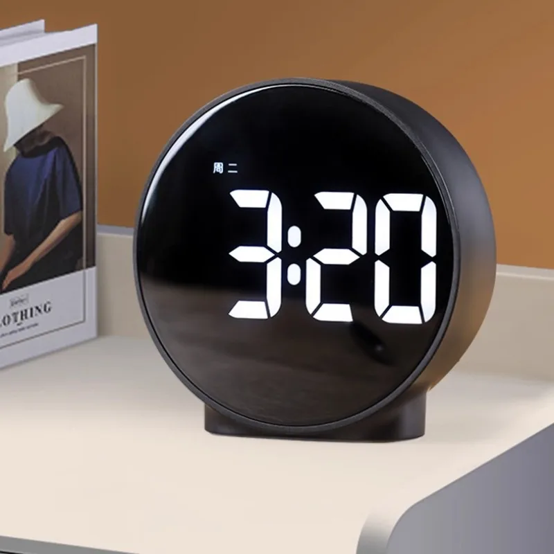 Desktop LED Electronic Clock New Clock Desktop Alarm Clock Student Special Digital Display Smart
Desktop LED Electronic Clock New Clock Desktop Alarm Clock Student Special Digital Display Smart