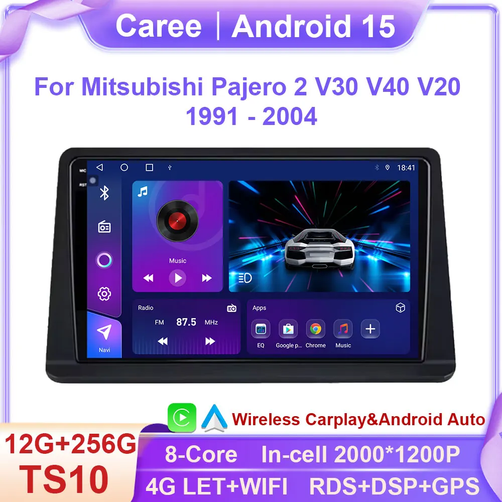 For Mitsubishi Pajero 2 V30 V40 V20 1991 - 2004 Car Radio Carplay WIFI 4G Android Auto Multimedia Player QLED Stereo No 2din DVD
For Mitsubishi Pajero 2 V30 V40 V20 1991 - 2004 Car Radio Carplay WIFI 4G Android Auto Multimedia Player QLED Stereo No 2din DVD
