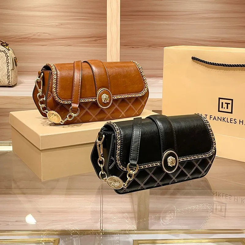 Women's handbag 2025 new French stick armpit bag premium texture autumn and winter retro shoulder bag crossbody chain bag
Women's handbag 2025 new French stick armpit bag premium texture autumn and winter retro shoulder bag crossbody chain bag