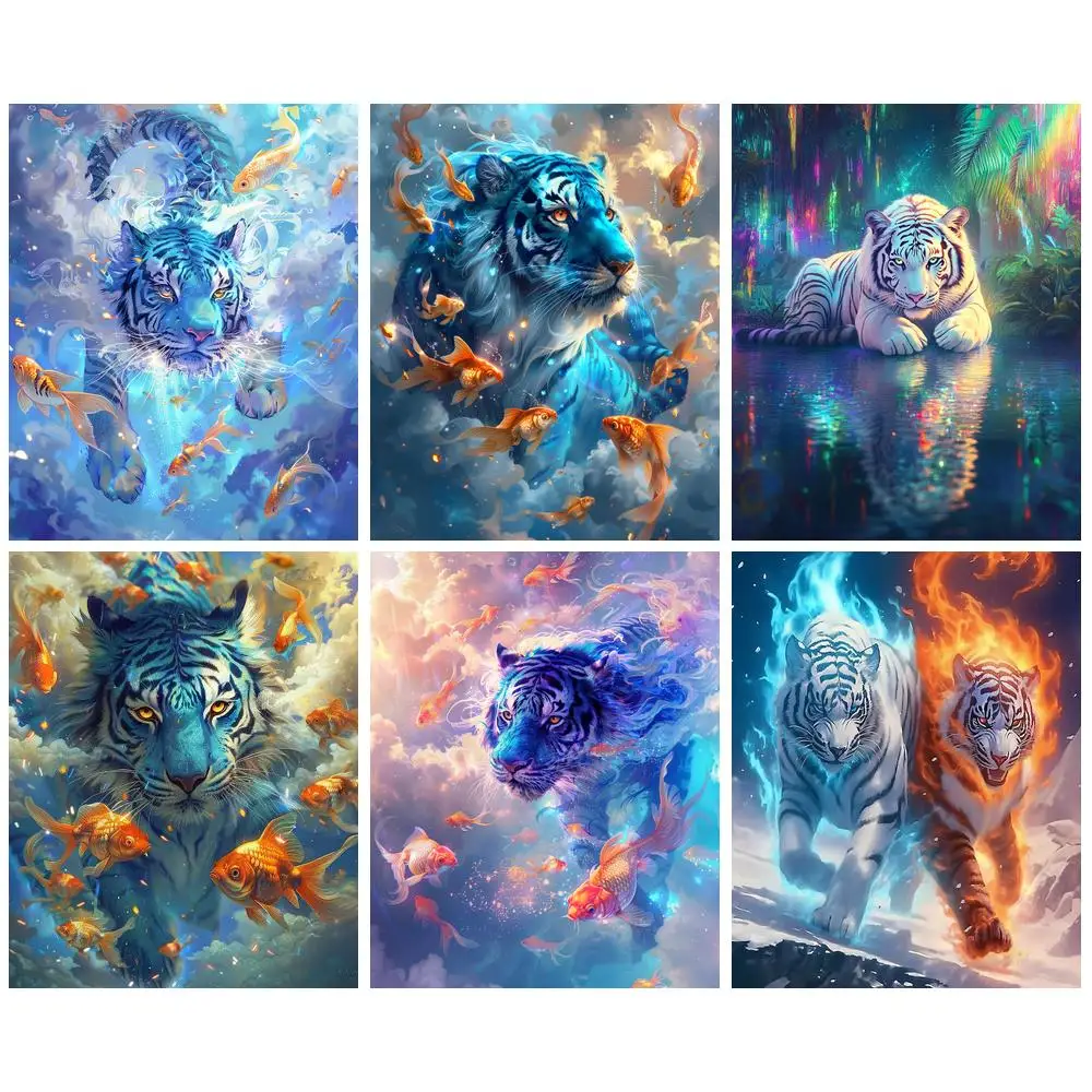 GATYZTORY Acrylic Paint By Numbers For Adults On Canvas Tiger Animal Coloring Drawing Oil Paintings By Number Home Decor
GATYZTORY Acrylic Paint By Numbers For Adults On Canvas Tiger Animal Coloring Drawing Oil Paintings By Number Home Decor