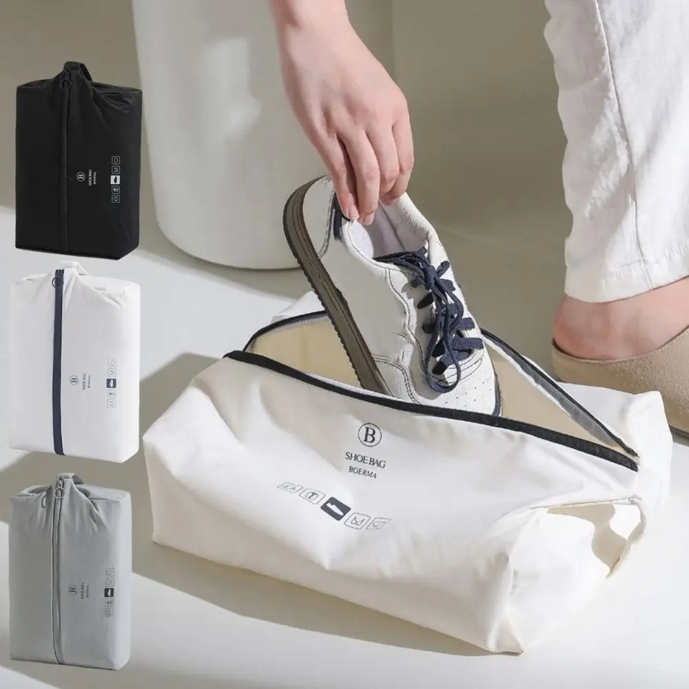 Practical Handheld Shoe Storage Bag Zipper Waterproof Sports Shoe Bag Lightweight Dust-proof Travel Shoe Bags Daily Outing Use
Practical Handheld Shoe Storage Bag Zipper Waterproof Sports Shoe Bag Lightweight Dust-proof Travel Shoe Bags Daily Outing Use