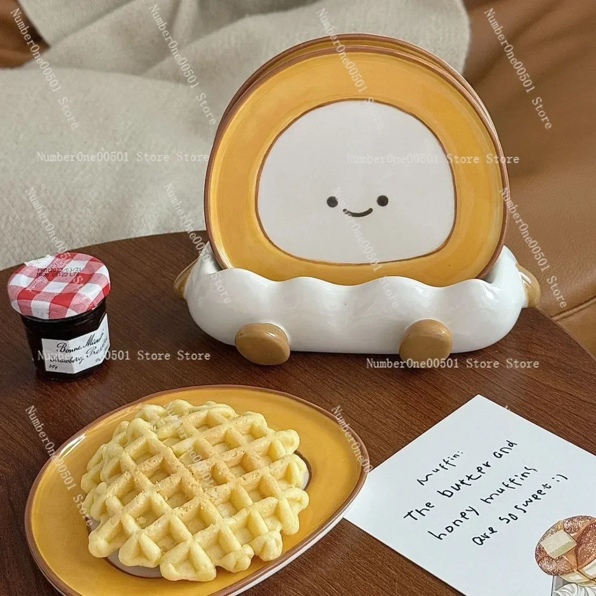 Cute Footprint Ceramic Dessert Plate Creative Cake Roll Dish for Fruit Snack Afternoon Tea Home Use
Cute Footprint Ceramic Dessert Plate Creative Cake Roll Dish for Fruit Snack Afternoon Tea Home Use