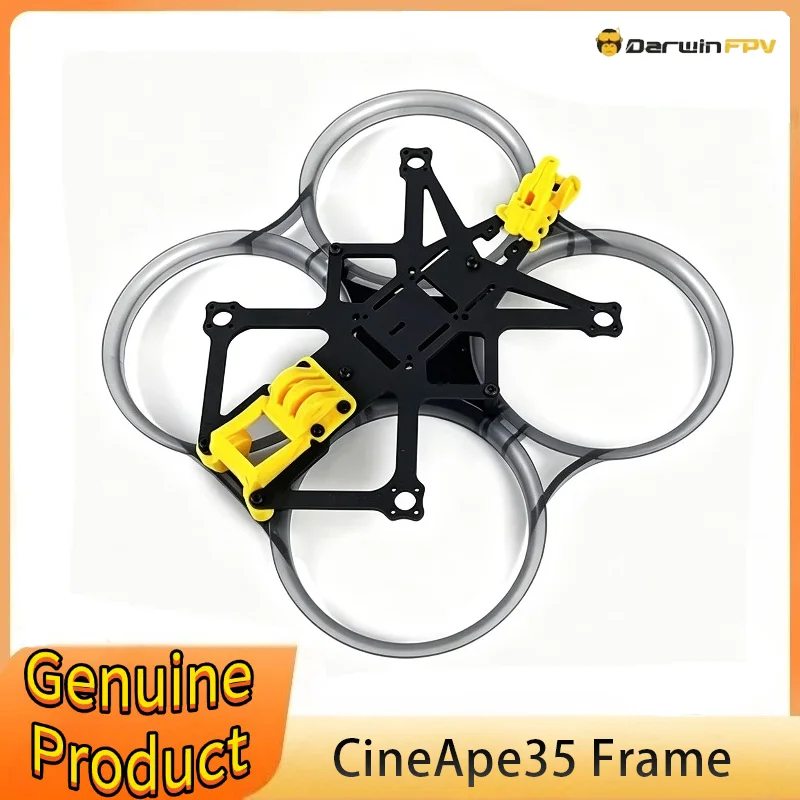 DarwinFPV CineApe35 Frame 3.5 Inch FPV Drone Frame Cinewhoop for Cinematic Freestyle
DarwinFPV CineApe35 Frame 3.5 Inch FPV Drone Frame Cinewhoop for Cinematic Freestyle