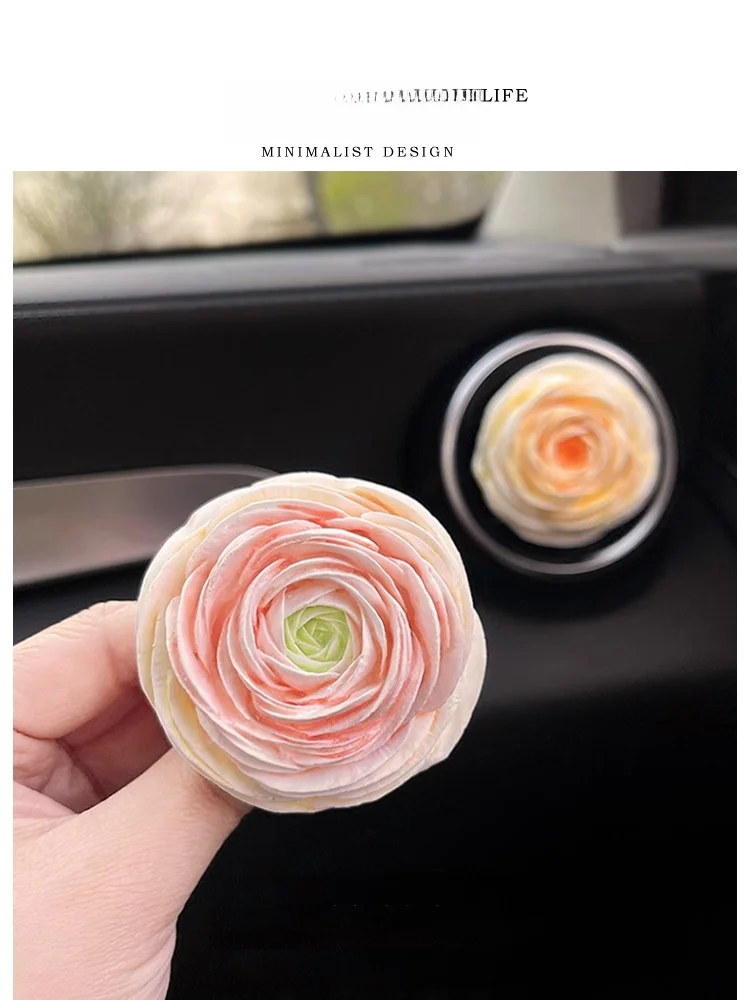 Tlife Car Air Conditioner Outlet Decorative Diffuser Stone Peony Flower Aroma Auile Interior Fraance Home Decor
Tlife Car Air Conditioner Outlet Decorative Diffuser Stone Peony Flower Aroma Auile Interior Fraance Home Decor