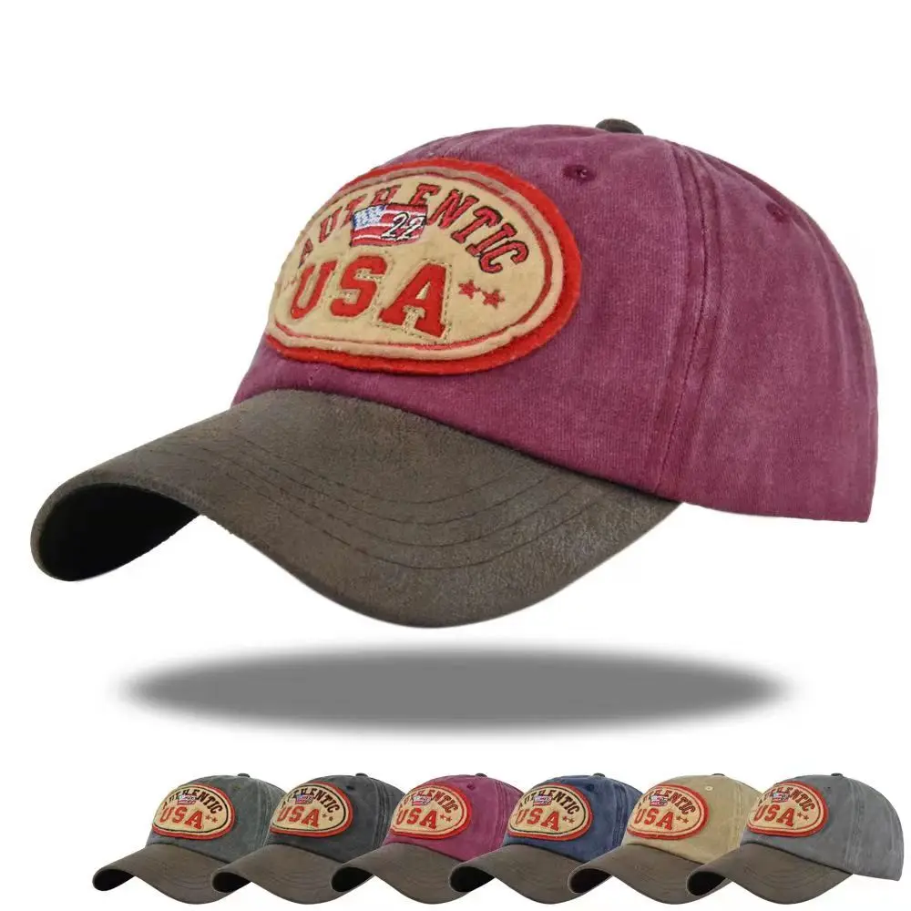 USA And Flag Alphabet Embroidery Stitching Vintage Baseball Caps Adjustable Men's And Women's Hap Hip Hop Casual Style Wholesal
USA And Flag Alphabet Embroidery Stitching Vintage Baseball Caps Adjustable Men's And Women's Hap Hip Hop Casual Style Wholesal