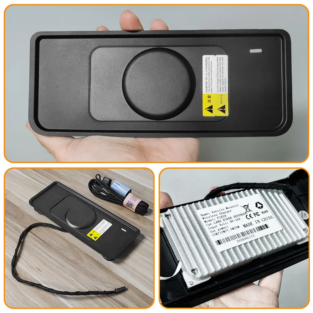 Wireless Mobile Phone Charger Center Console Storage QI 18W iPhone fast charge for Land Rover Defender 2020-2026
Wireless Mobile Phone Charger Center Console Storage QI 18W iPhone fast charge for Land Rover Defender 2020-2026