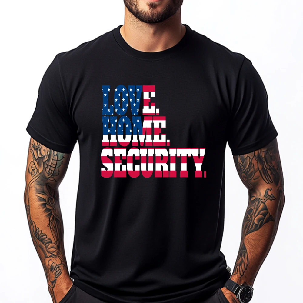 American Flag Love Home Security Homeland Usa Brand Clothing Short Sleeve Tee Graphic T Shirt Japan Style
American Flag Love Home Security Homeland Usa Brand Clothing Short Sleeve Tee Graphic T Shirt Japan Style