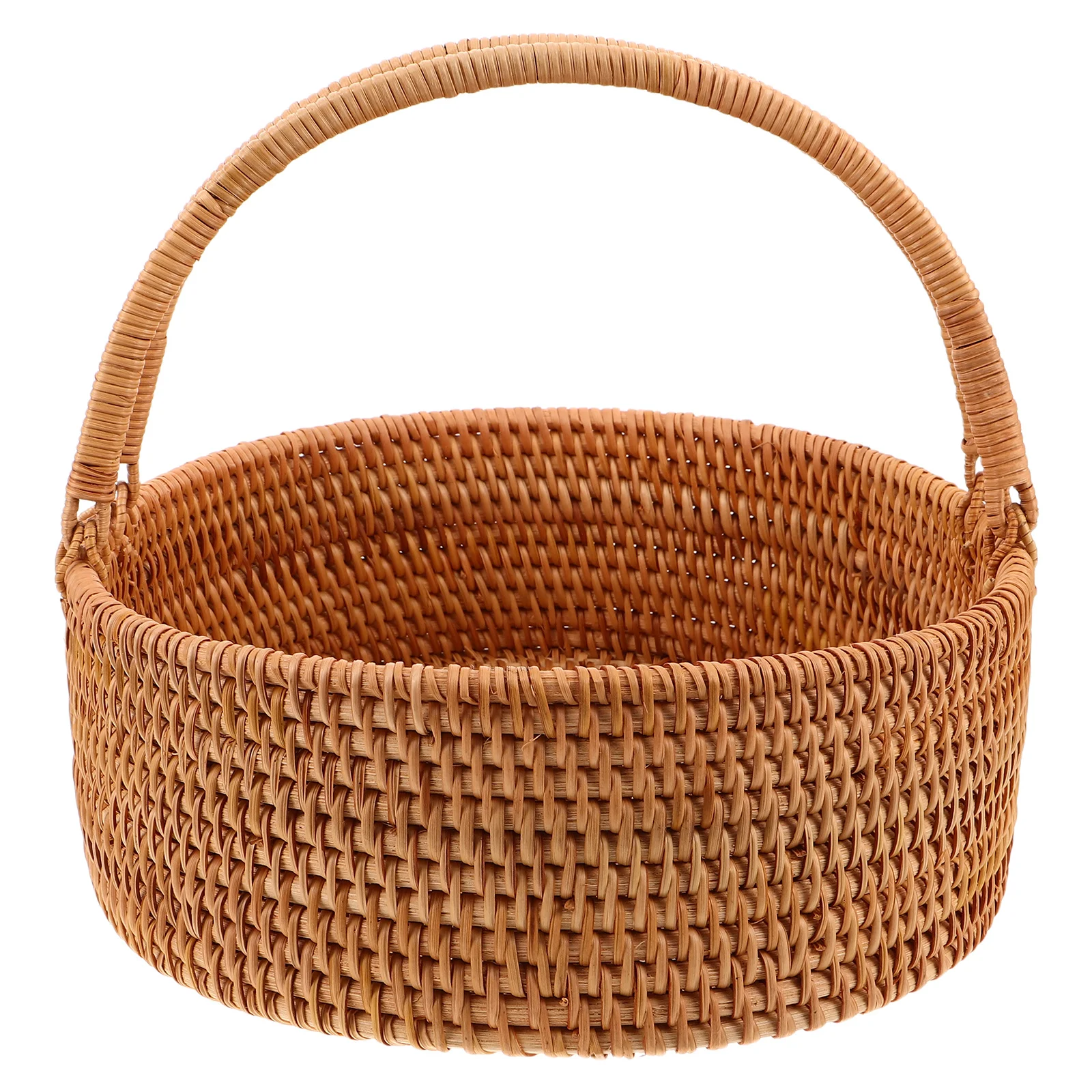 Hand Woven Rattan Basket Natural Large Storage for Fruit Snacks Kitchen Decor Picnic Gathering Rustic Woven Food Organizer
Hand Woven Rattan Basket Natural Large Storage for Fruit Snacks Kitchen Decor Picnic Gathering Rustic Woven Food Organizer