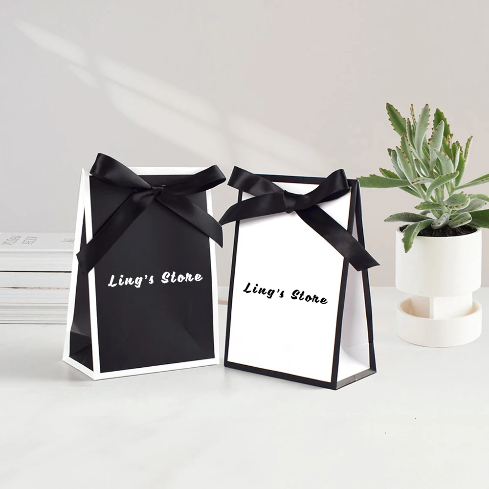 50Pcs Custom Logo Jewelry Gift Bag Boutique Packaging Paper Bowknot Handbag Cosmetic Perfume Ring Earring Bracelet Storage Pouch
50Pcs Custom Logo Jewelry Gift Bag Boutique Packaging Paper Bowknot Handbag Cosmetic Perfume Ring Earring Bracelet Storage Pouch