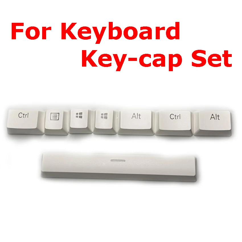Key-cap Set Gaming Keyboards 8-Key Replacement Keycap Set CTRL, ALT and Space Bar