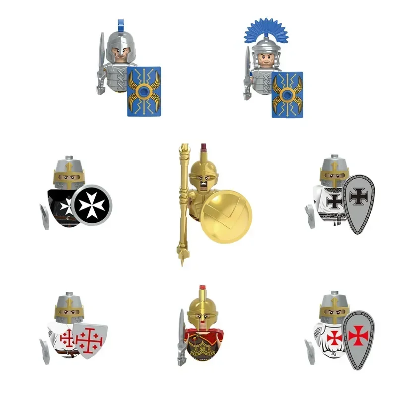 X0316 Roman Centurion Hero of Sparta Teutonis Knights Knights Hospitaller Building block boy birthday toy
X0316 Roman Centurion Hero of Sparta Teutonis Knights Knights Hospitaller Building block boy birthday toy