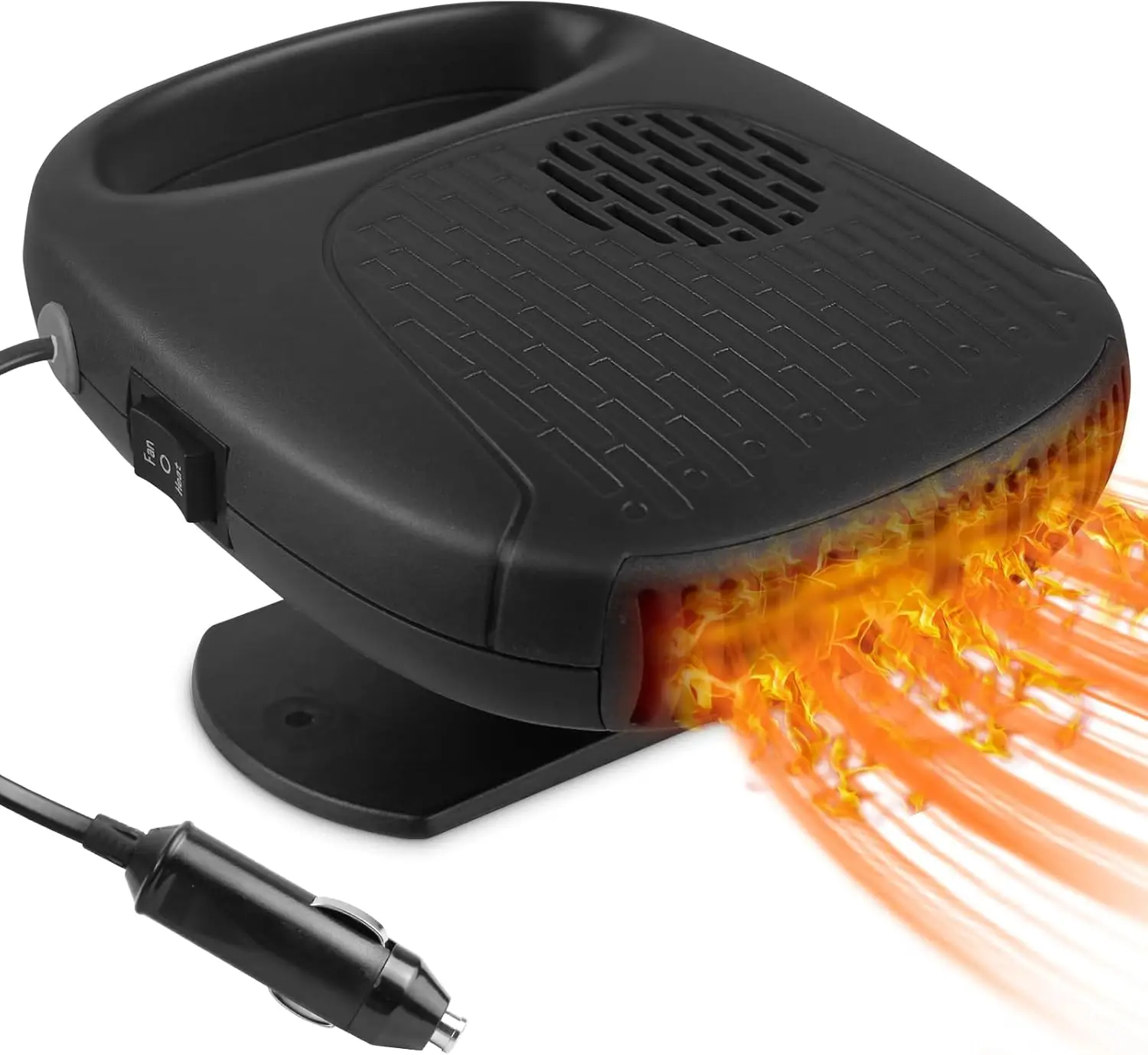 Car Heater 130W 2-in-1 Portable Windshield Defroster, 12V Plug-in Black
Car Heater 130W 2-in-1 Portable Windshield Defroster, 12V Plug-in Black