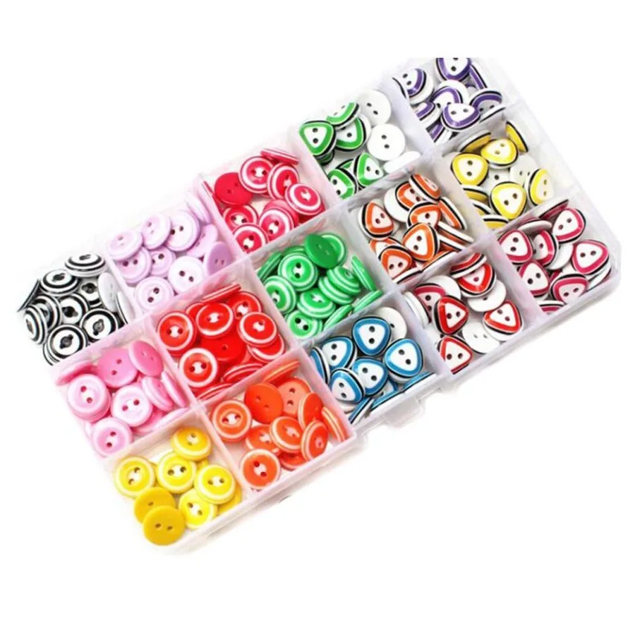 225 Pcs Sewing Resin Buttons Clothing Accessory DIY Button Painting Kit Round Triangle
225 Pcs Sewing Resin Buttons Clothing Accessory DIY Button Painting Kit Round Triangle