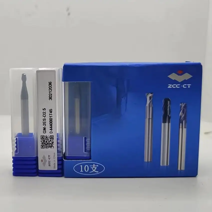 GM-2ES-D2.5 ZCC.CT GM-2ES 2-лезвие с прямой ручкой Малый диаметр Плоская концевая фреза Φ2.5*5.0*50 2T 2 канавки Плоские концевые фрезы
GM-2ES-D2.5 ZCC.CT GM-2ES 2-лезвие с прямой ручкой Малый диаметр Плоская концевая фреза Φ2.5*5.0*50 2T 2 канавки Плоские концевые фрезы