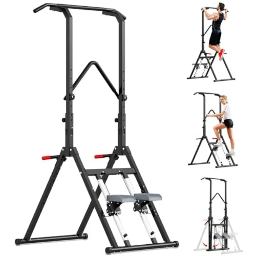 Free Standing Pull Up Bar with Stair Stepper Adjustable Power Tower Dip Station for Home Gym Multi-functional Strength Training
Free Standing Pull Up Bar with Stair Stepper Adjustable Power Tower Dip Station for Home Gym Multi-functional Strength Training