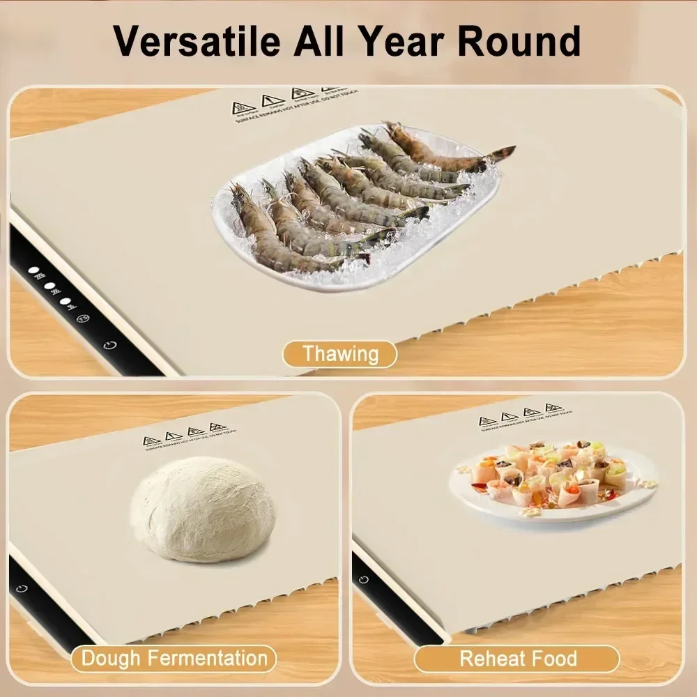 Foldable Food Warmer Electric Warming Tray Food Warming Mat Electric Warming Pad for Food Portable Silicone Foods Warmer Plate
Foldable Food Warmer Electric Warming Tray Food Warming Mat Electric Warming Pad for Food Portable Silicone Foods Warmer Plate