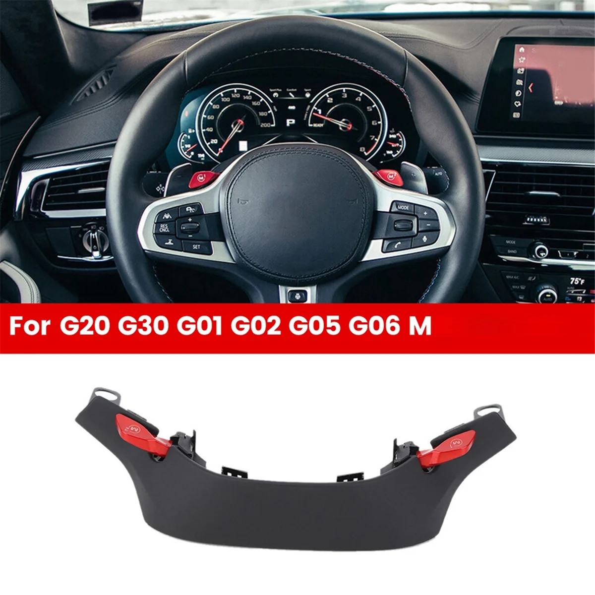 Car Steering Wheel M1/M2 Buttons Part for BMW G20 G30 G01 G02 G05 G06 M Sport RePart
Car Steering Wheel M1/M2 Buttons Part for BMW G20 G30 G01 G02 G05 G06 M Sport RePart