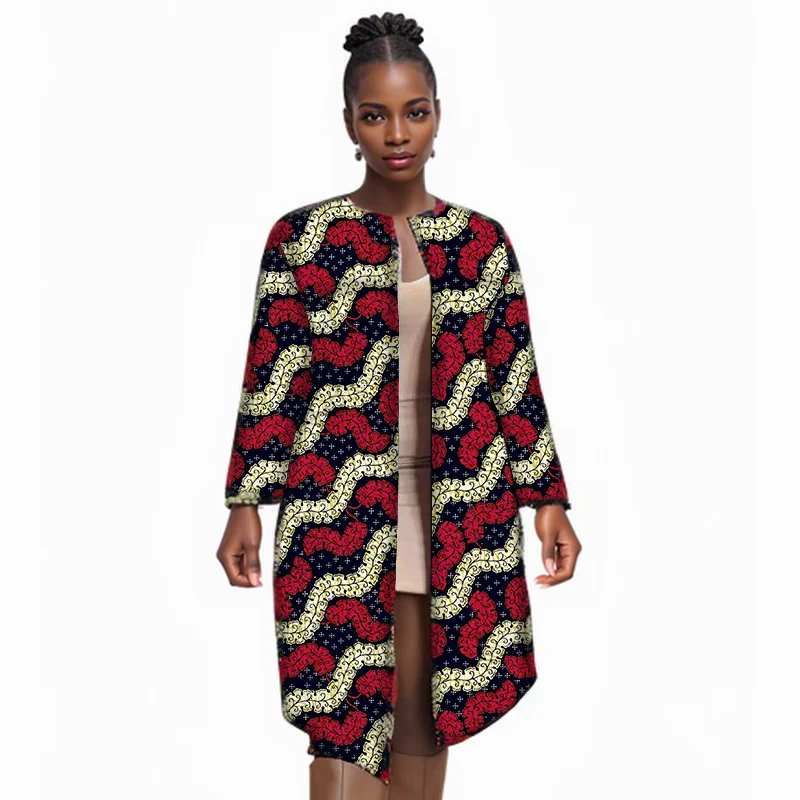 African Print Women Cardigan Coats Tailored Long Collarless Jacket Retro Style Female Customized Original Design Ankara Outfit
African Print Women Cardigan Coats Tailored Long Collarless Jacket Retro Style Female Customized Original Design Ankara Outfit