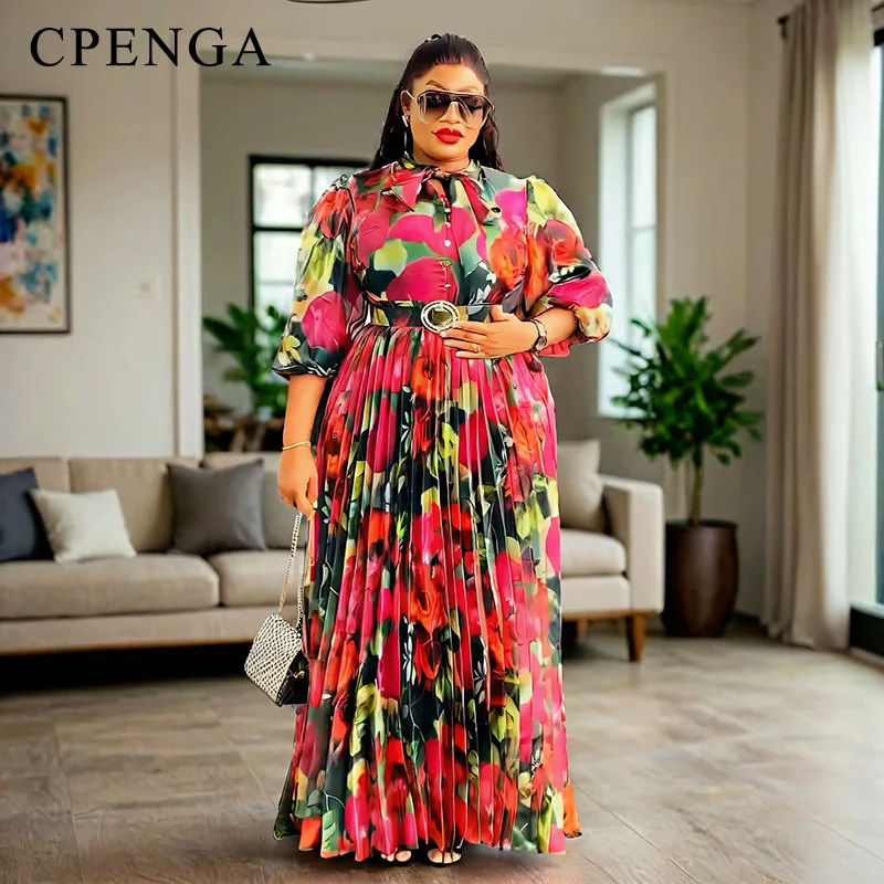 2025 African Maxi Dress for Women Traditional Femme Dashiki Ankara Robe Elegant Wedding Party Dresses Plus Size Turkey Outfits
2025 African Maxi Dress for Women Traditional Femme Dashiki Ankara Robe Elegant Wedding Party Dresses Plus Size Turkey Outfits