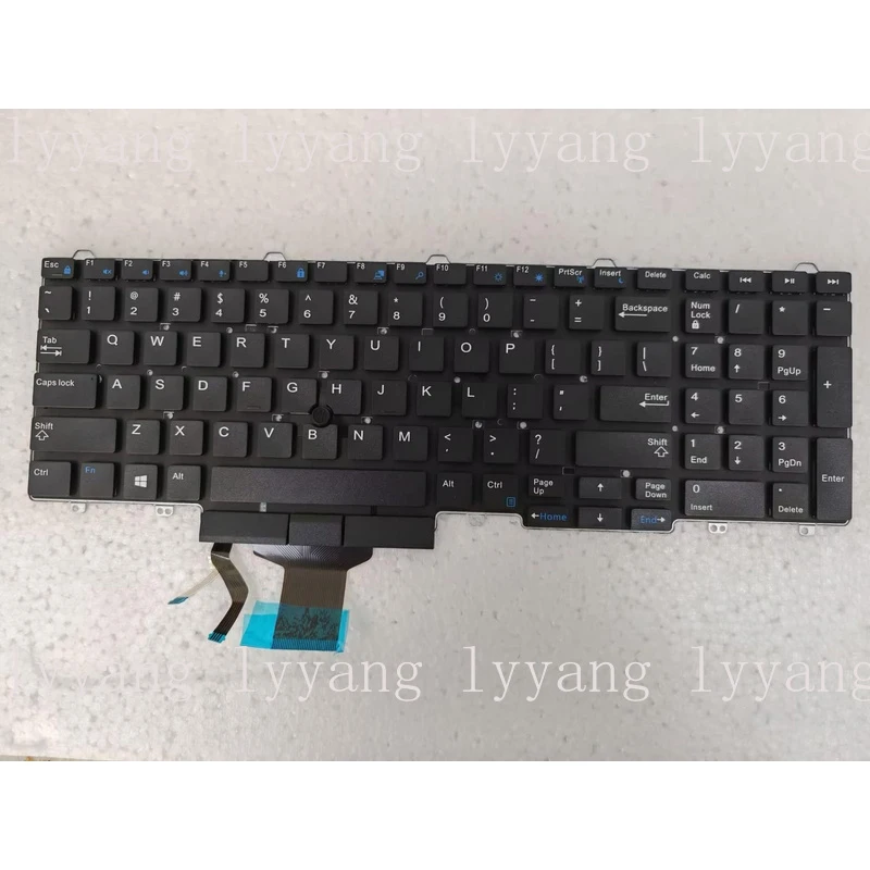 f US Keyboard for Dell Latitude E5550 E5570 E5580 E5590 Non-backlit with point
f US Keyboard for Dell Latitude E5550 E5570 E5580 E5590 Non-backlit with point