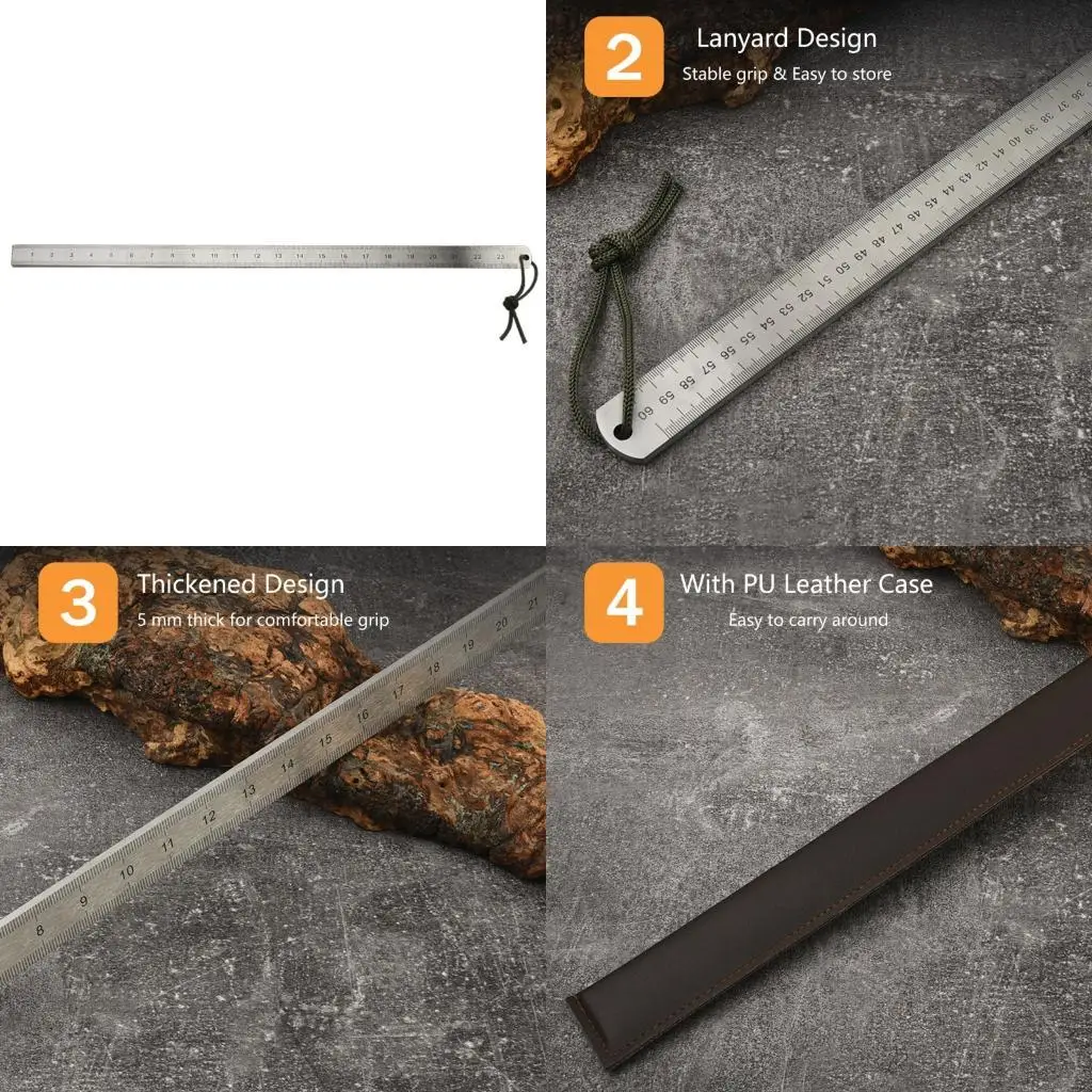 G6KF Long Steel Measuring Rulers 5mm Thick Resistant Tool with Clear Scale For Accurate Woodworking & Designs
G6KF Long Steel Measuring Rulers 5mm Thick Resistant Tool with Clear Scale For Accurate Woodworking & Designs