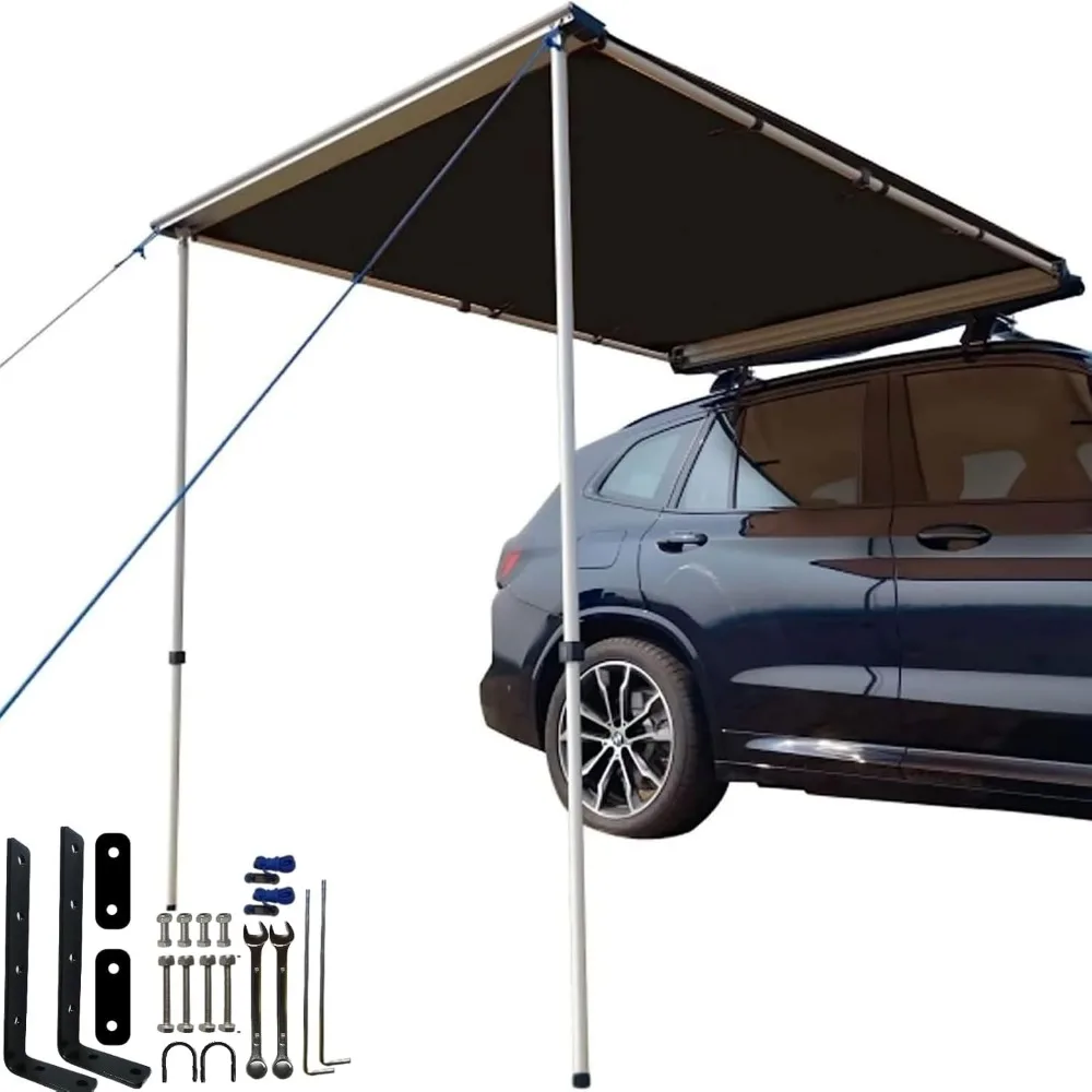 Pull-Out Car Camper Awning Overlanding, Waterproof Roof Rack Vehicle Awning Truck Canopy Camping with All Metal Joints, 4.9x6.5
Pull-Out Car Camper Awning Overlanding, Waterproof Roof Rack Vehicle Awning Truck Canopy Camping with All Metal Joints, 4.9x6.5