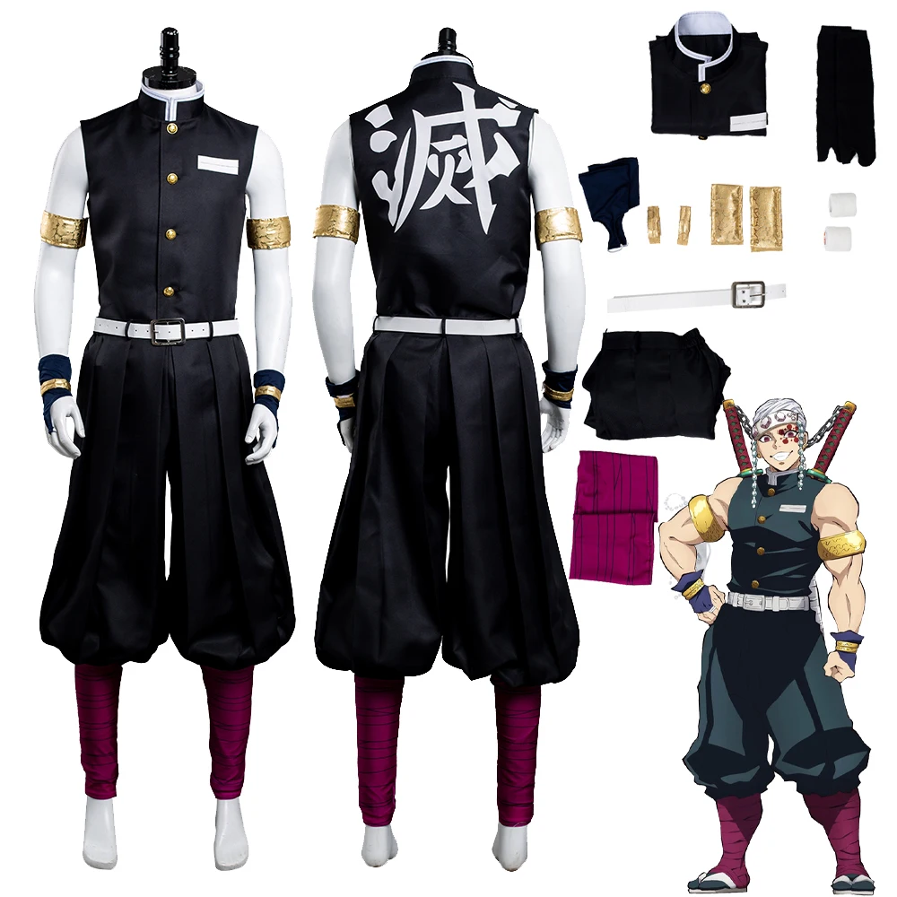 Male In Stock Uzui Cosplay Tengen Top Pants Clothes Costume Anime Roleplay Headwear Belt Men Halloween Party Disguise Outfits
Male In Stock Uzui Cosplay Tengen Top Pants Clothes Costume Anime Roleplay Headwear Belt Men Halloween Party Disguise Outfits