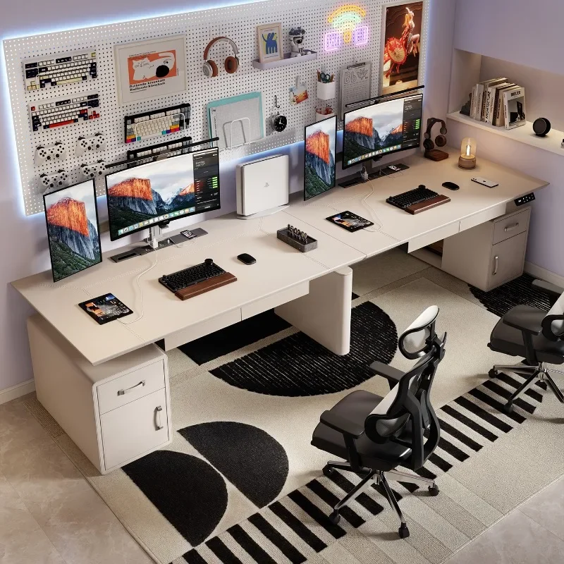 Italian Minimalist Electric Desk Nordic Designer Saddle Leather Computer Desk Gaming Office Furniture Escritorio De Oficina FYCD
Italian Minimalist Electric Desk Nordic Designer Saddle Leather Computer Desk Gaming Office Furniture Escritorio De Oficina FYCD