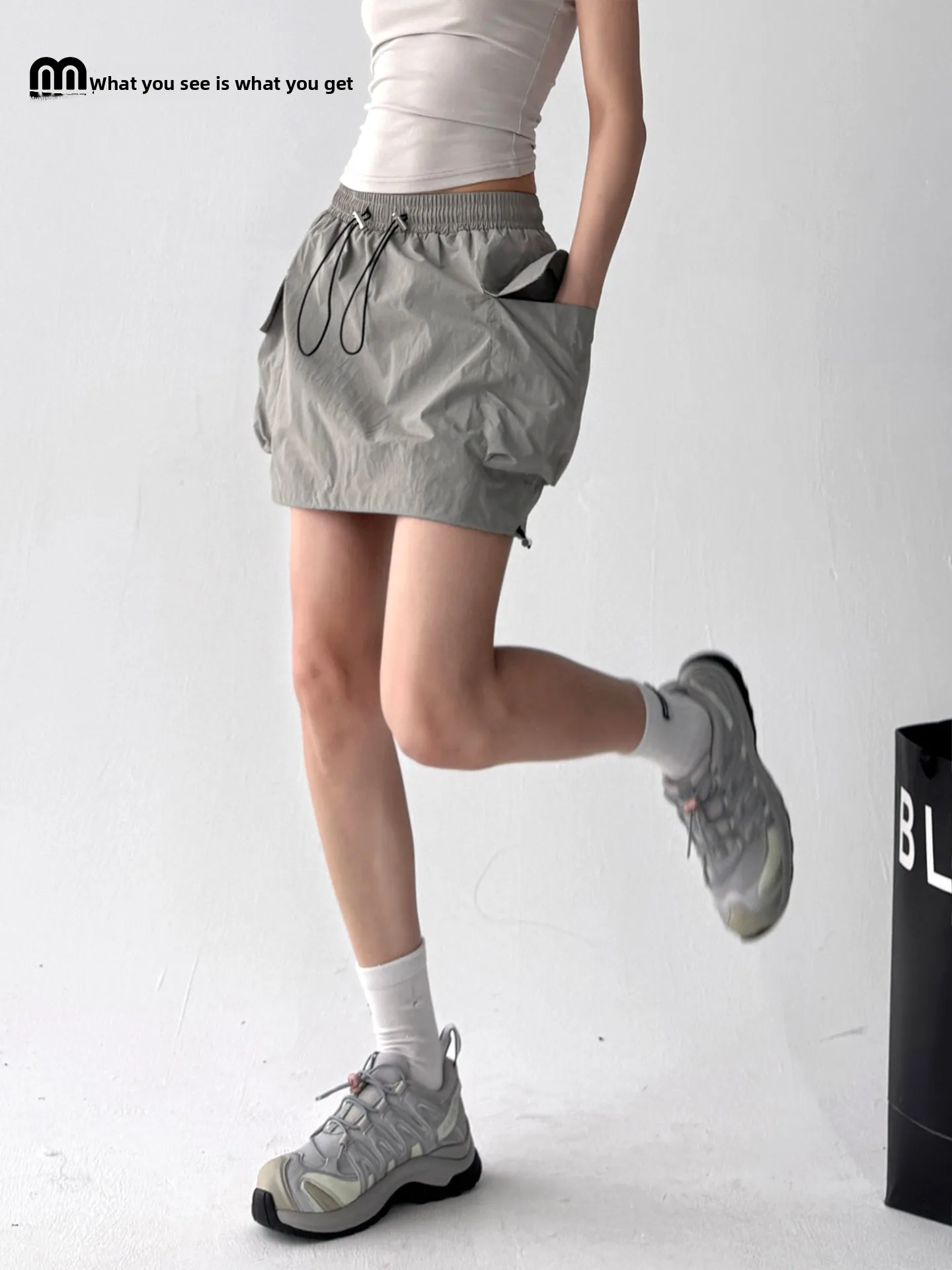 High Waist Workwear ort Pants Women's Spicy Casual Sports Skirt A-Line Loose Fit Pure Color Summer New Arrival
High Waist Workwear ort Pants Women's Spicy Casual Sports Skirt A-Line Loose Fit Pure Color Summer New Arrival