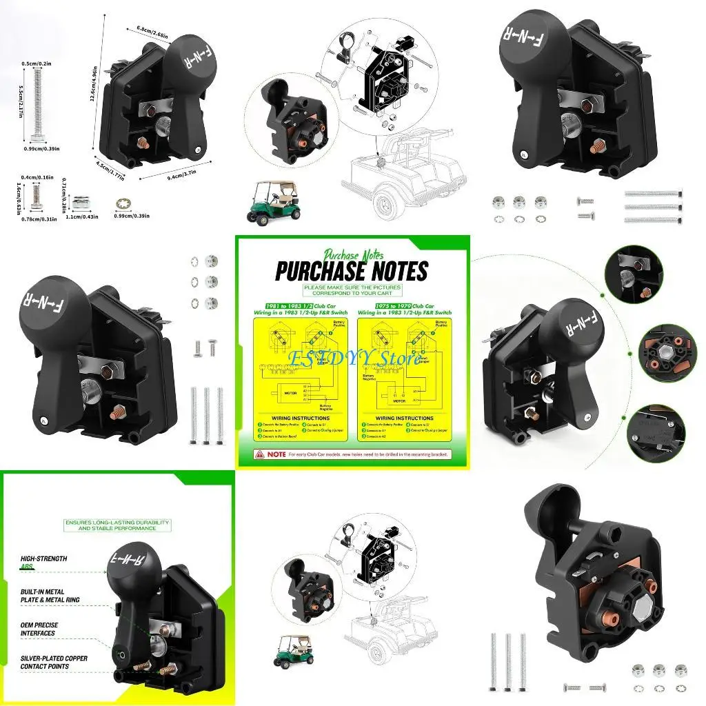 G6DE Golf Cart Miniature Switches Assembly 101753003 36V Forward Reverse Switches for Golf Carts Solves Common Shifting Issues
G6DE Golf Cart Miniature Switches Assembly 101753003 36V Forward Reverse Switches for Golf Carts Solves Common Shifting Issues