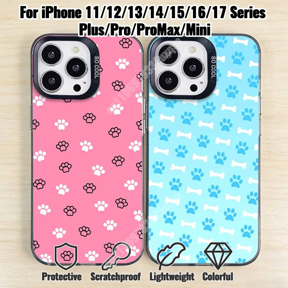 Cute Dog Paw Pattern Phone Case for iPhone 17 16 Pro Plus 15 14 13 Max Mini 12 11 X XS Air Shield Bumper
Cute Dog Paw Pattern Phone Case for iPhone 17 16 Pro Plus 15 14 13 Max Mini 12 11 X XS Air Shield Bumper