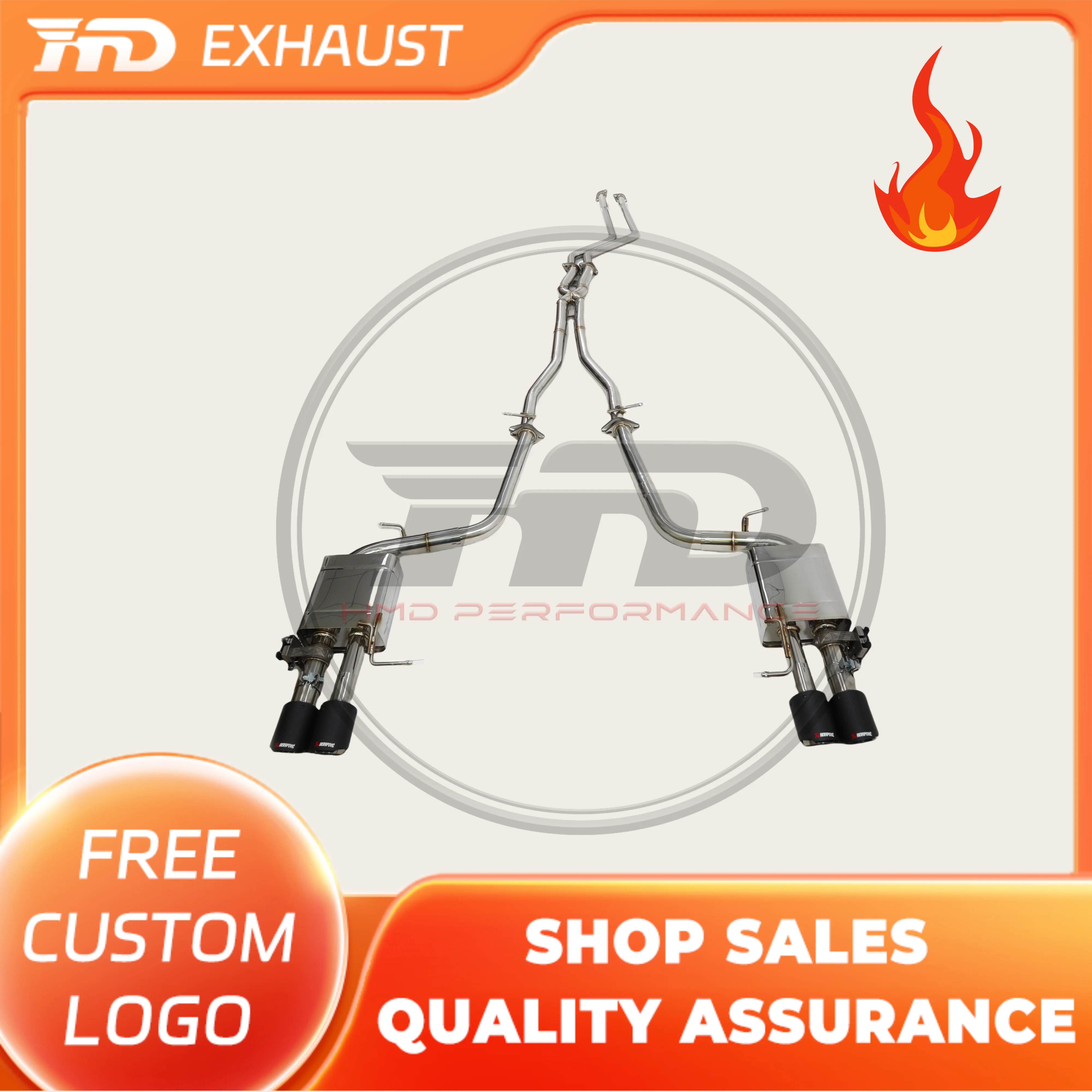 HMD Hot sale Catback for BWM 523i F10 Stainless steel Performance Exhaust pipe Muffler with remote control valve
HMD Hot sale Catback for BWM 523i F10 Stainless steel Performance Exhaust pipe Muffler with remote control valve