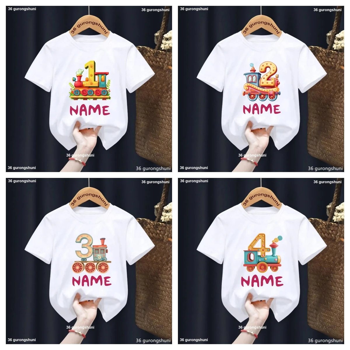 Train Birthday Number1.2.3.4.5.6.7.T Shirt Boy/Girl Happy Birthday T Shirt Kids White T Shirt Custom Name Number Kids Tshirt
Train Birthday Number1.2.3.4.5.6.7.T Shirt Boy/Girl Happy Birthday T Shirt Kids White T Shirt Custom Name Number Kids Tshirt
