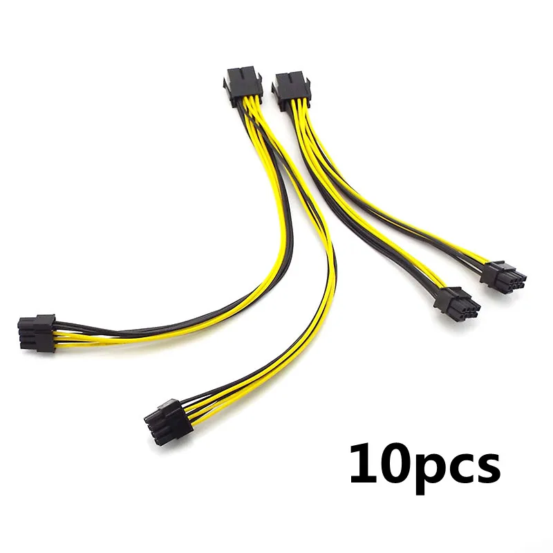 10 шт. PCI-E PCIE 8p «мама» на 2 порта, двойной 8-контактный 6 + 2p «папа», графический процессор, видеокарта, удлинительный кабель питания для майнера, провод 32 см/22 см
10 шт. PCI-E PCIE 8p «мама» на 2 порта, двойной 8-контактный 6 + 2p «папа», графический процессор, видеокарта, удлинительный кабель питания для майнера, провод 32 см/22 см