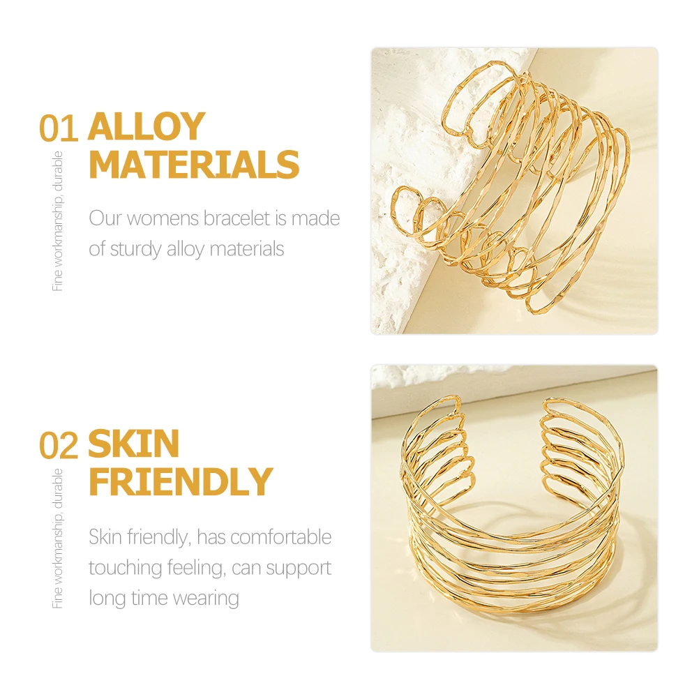 2pcs Mesh Metal Bracelet Arm Cuff Hollow Out Bangle Alloy Adjustable Open Wrap Women Jewelry Aesthetic Minimalist
2pcs Mesh Metal Bracelet Arm Cuff Hollow Out Bangle Alloy Adjustable Open Wrap Women Jewelry Aesthetic Minimalist