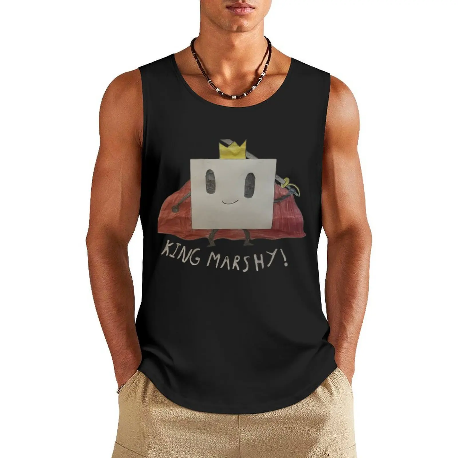 King Marshy Tank Top gym Men's t-shirts Men's summer t-shirt Sleeveless top Vests
King Marshy Tank Top gym Men's t-shirts Men's summer t-shirt Sleeveless top Vests